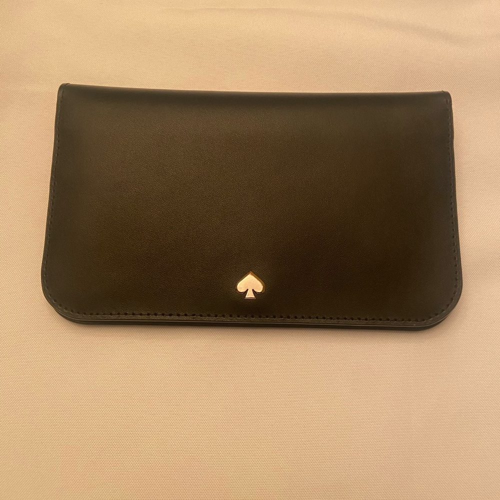 Kate Spade Black Light Pink Leather Women's Wallet